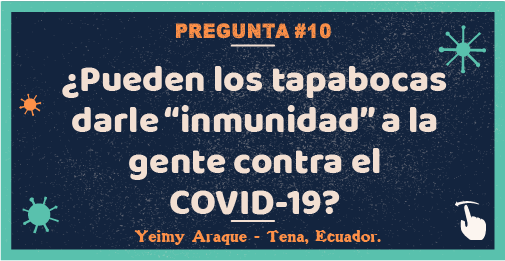 ¿Pueden los tapabocas darle "inmunidad" a la gente contra el COVID-19? 