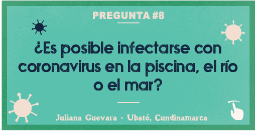 ¿Es posible infectarse con coronavirus en la piscina, el río o el mar?