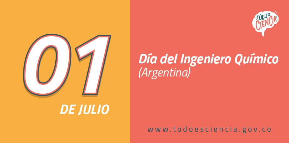 01 Julio: Día del Ingeniero Químico (Argentina)