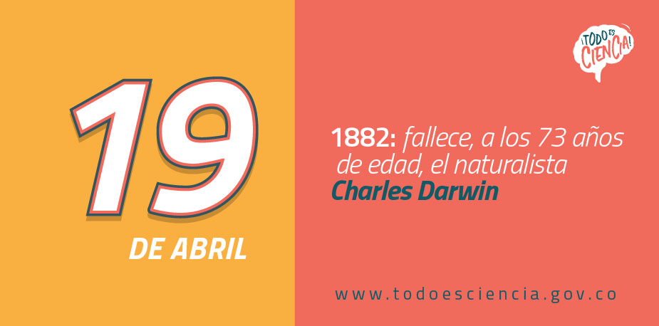 19 de Abril de 1882: Muere Charles Darwin