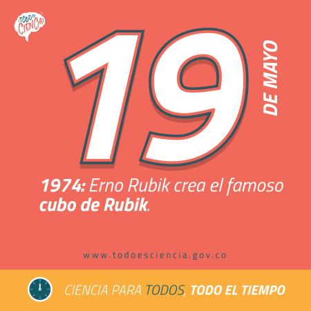 19 de mayo de 1974: Erno Rubik crea el cubo Rubik