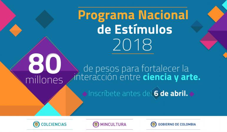 convocatoria programa nacional de estimulos ministerio de cultura colombia colciencias ciencia arte cine audiovisual teatro danza